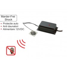 Aparat cu ultrasunete si placute pentru electrocutarea rozatoarelor din compartitmentul motor al autoturismelor anti-jder Shock
