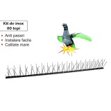 Kit Anti-pasari inox cu 80 tepi (Lungime 1 m) Kit Anti-pasari inox cu 80 tepi (Lungime 1 m)